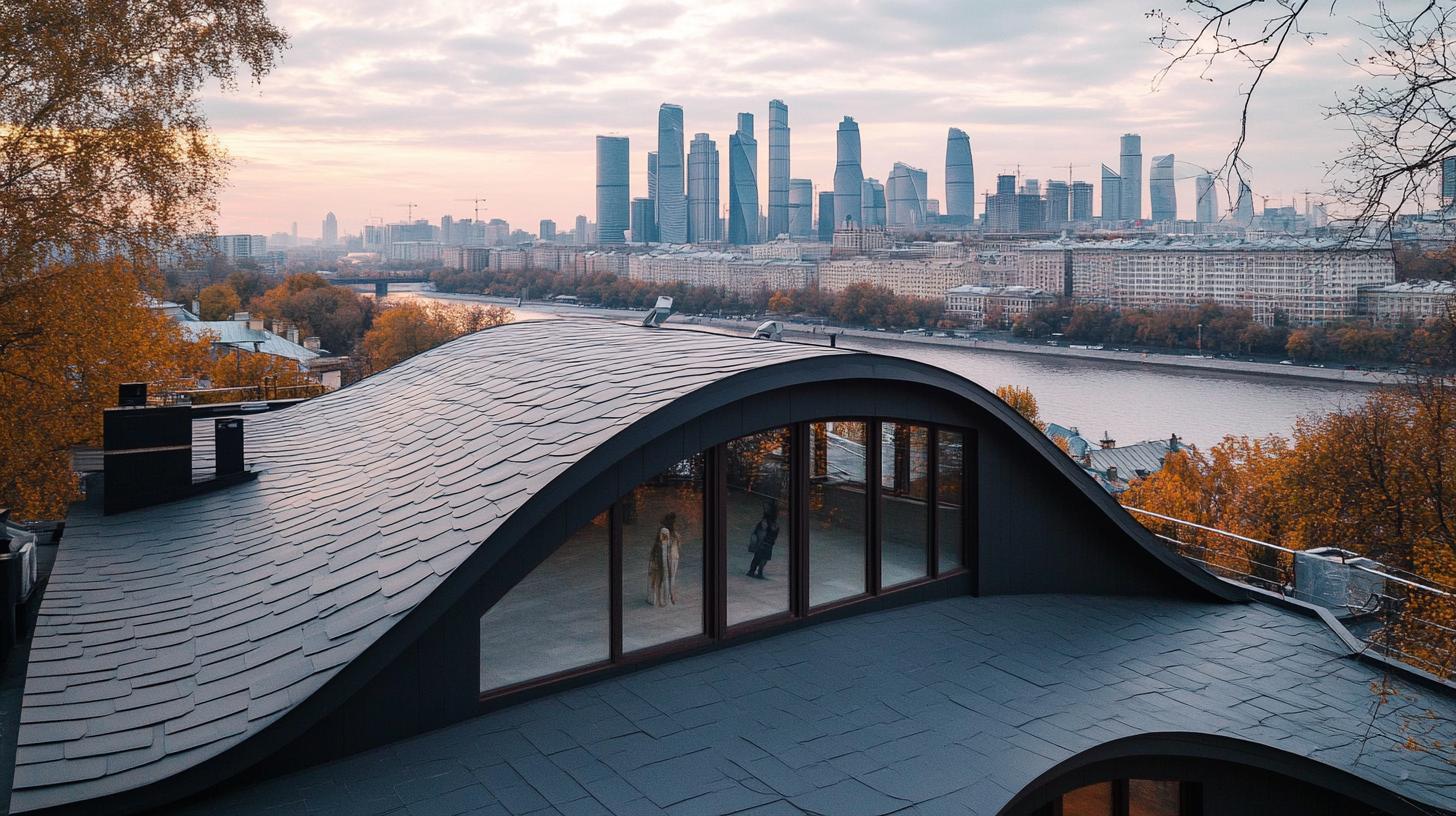 В Москве представлена новая коллекция гибкой черепицы Docke для кровли