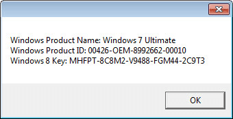 Назва цієї ОС буде відображатися на будь-якої версії операційної системи Windows