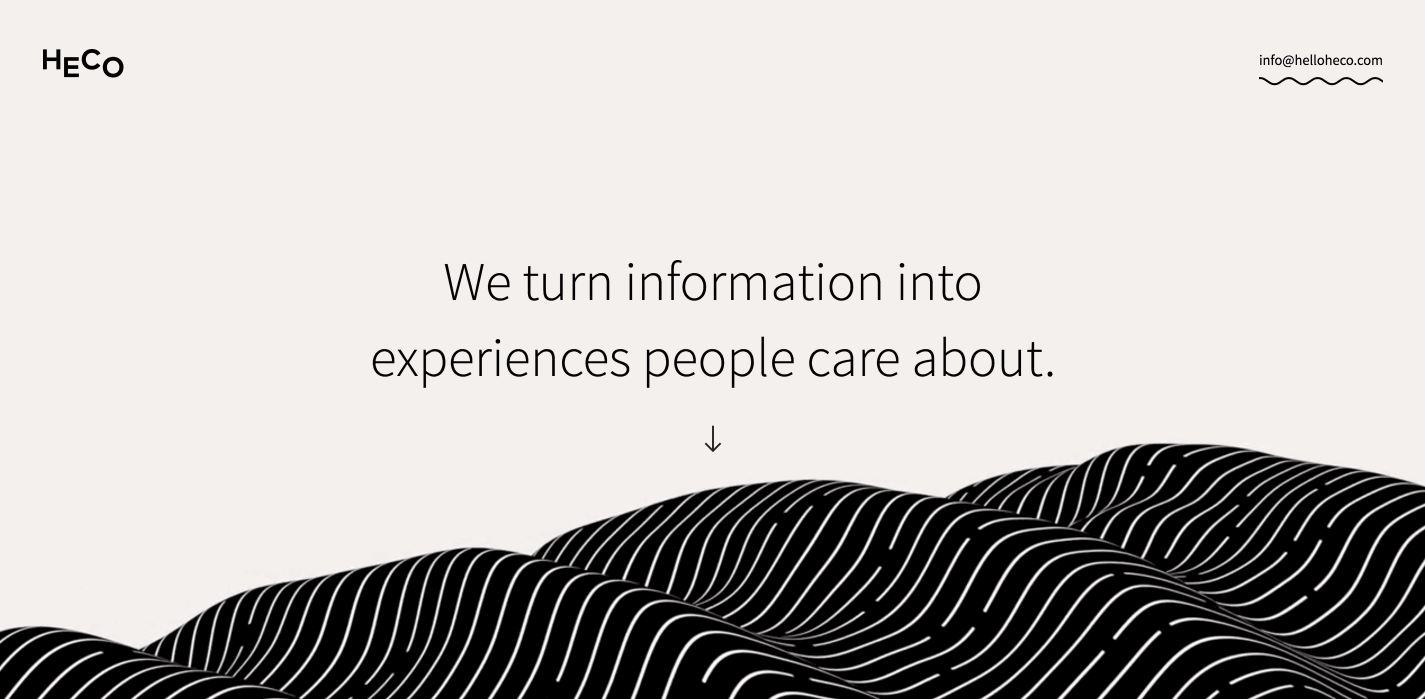 У міру того, як світ веб-дизайну починає фокусуватися на контенті, на сайтах все частіше можна побачити надихаючі заголовки з відповідними шрифтами - такими ж великими і жирними, як і їх зміст