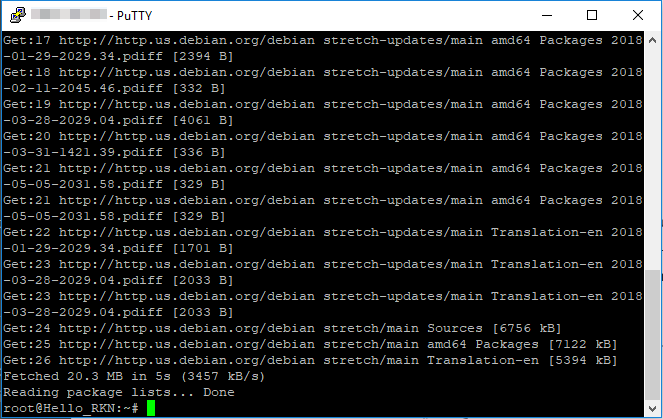 Консоль повинна прийняти приблизно такий вигляд: