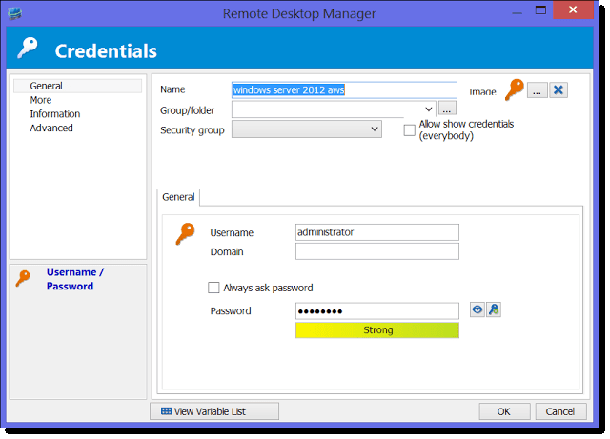 Ви можете використовувати ці інструменти двома способами: Ви можете або імпортувати облікові записи в базу RDM, або ви можете інтегрувати сторонній менеджер паролів в RDM