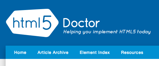 і на сайті   HTML5 Doctor   :