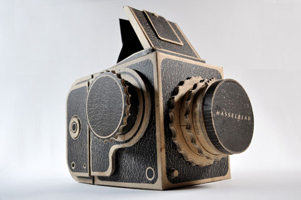Як приклад можна привести вінтажну фотокамеру Pinhole Hasselblad, найдешевшу флешку від студії Артемія Лебедєва, картонні корпусу для персональних комп'ютерів, а також ноутбук з продуктів вторинної переробки