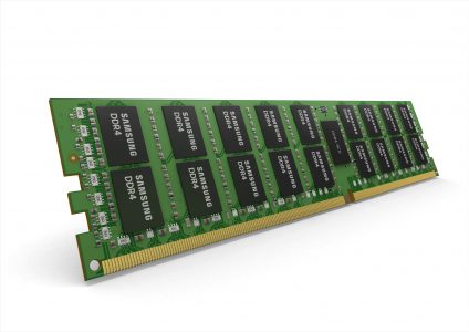 Компанія Samsung Electronics на цьому тижні оголосила про початок масового виробництва перших в індустрії модулів DDR4 RDIMM об'ємом 64 ГБ, які створюються на базі кристалів DRAM щільністю 16 Гбіт (2 ГБ)